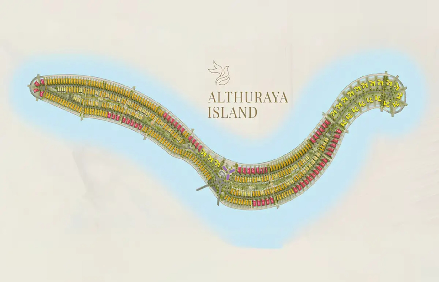 Master plan of Al Thuraya Island 