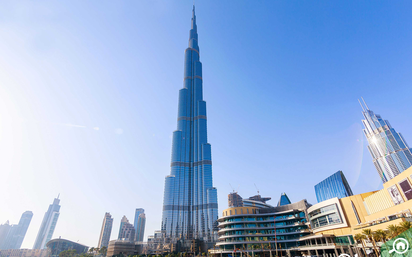 Burj Khalifa, located in Downtown Dubai, is the tallest building in the world
