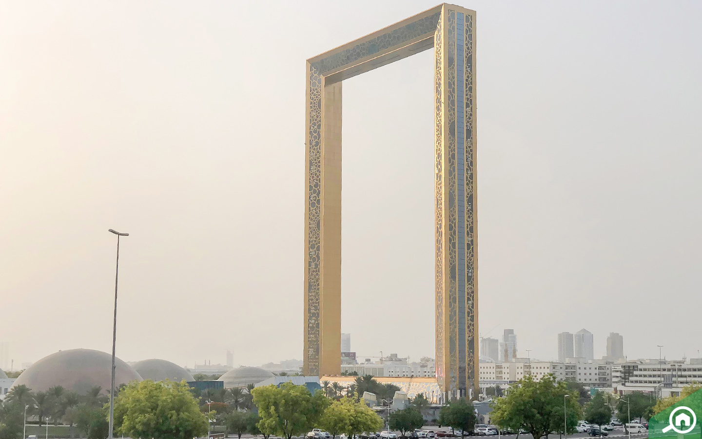 Dubai Frame is an architectural landmark located in Zabeel Park