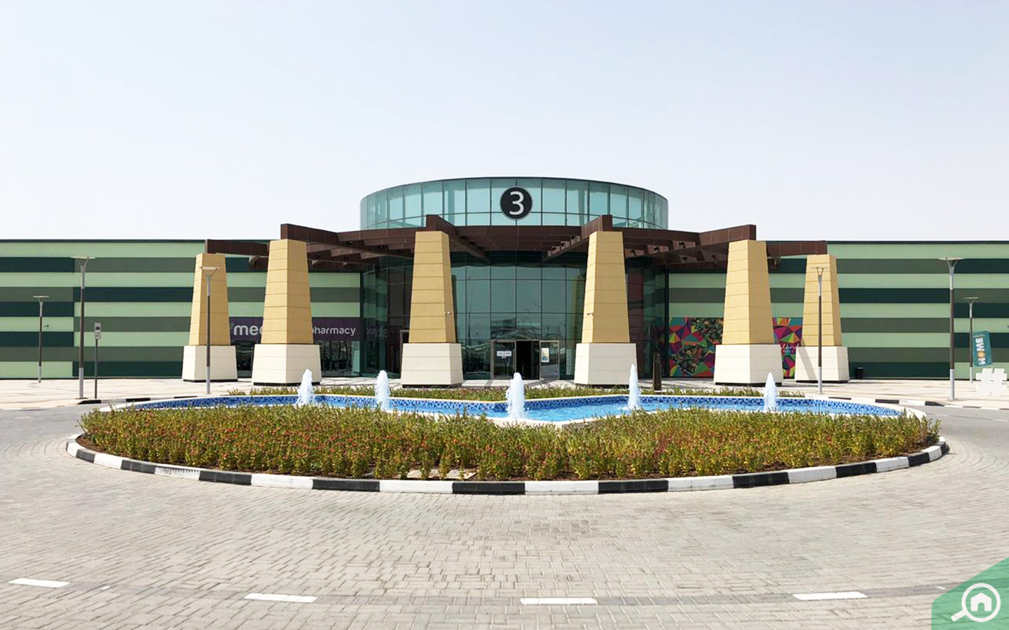 Entrance of Cityland Mall