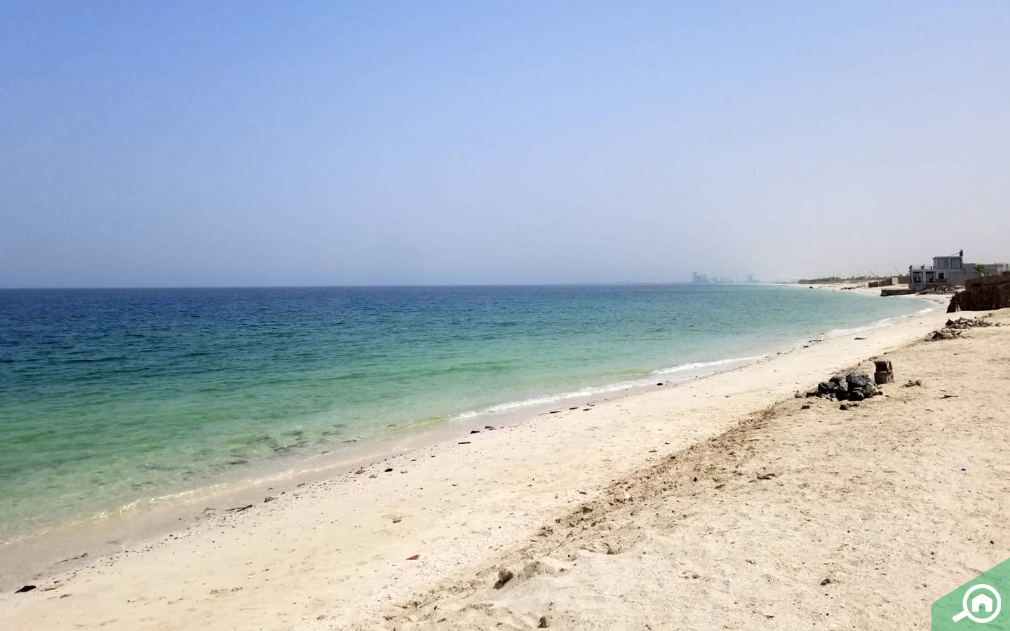 Al Zorah Beach is a serene and spacious public coastline 