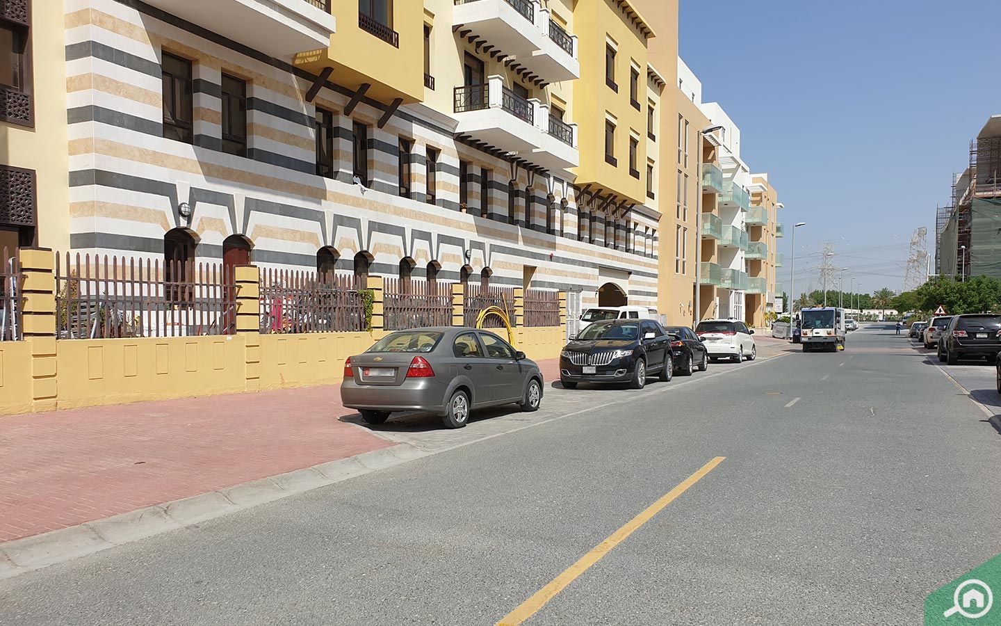 Parking outside Al Zubaidi Residence