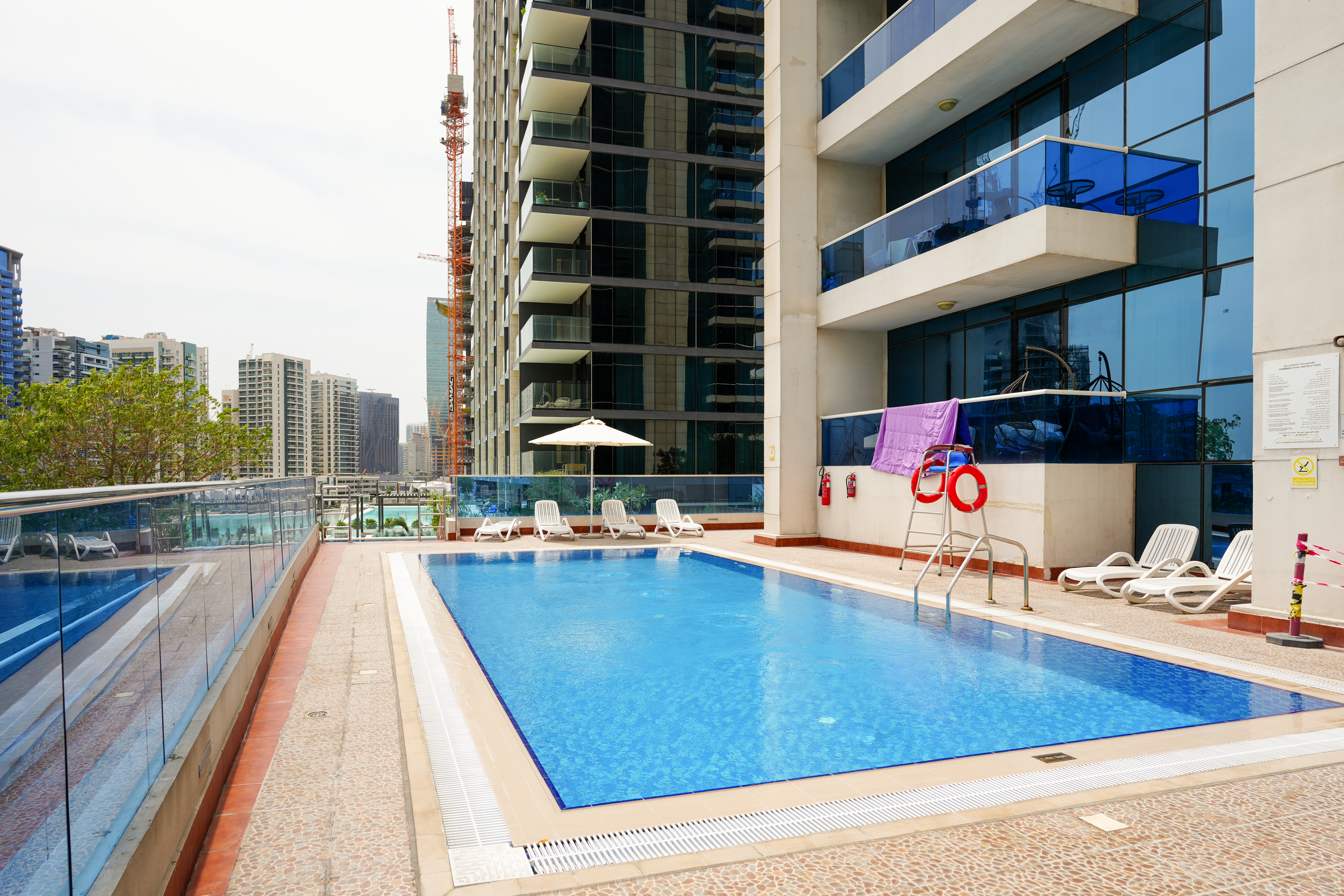Spacious Kitchen | Prime Business Bay Location | Burj Khalifa View