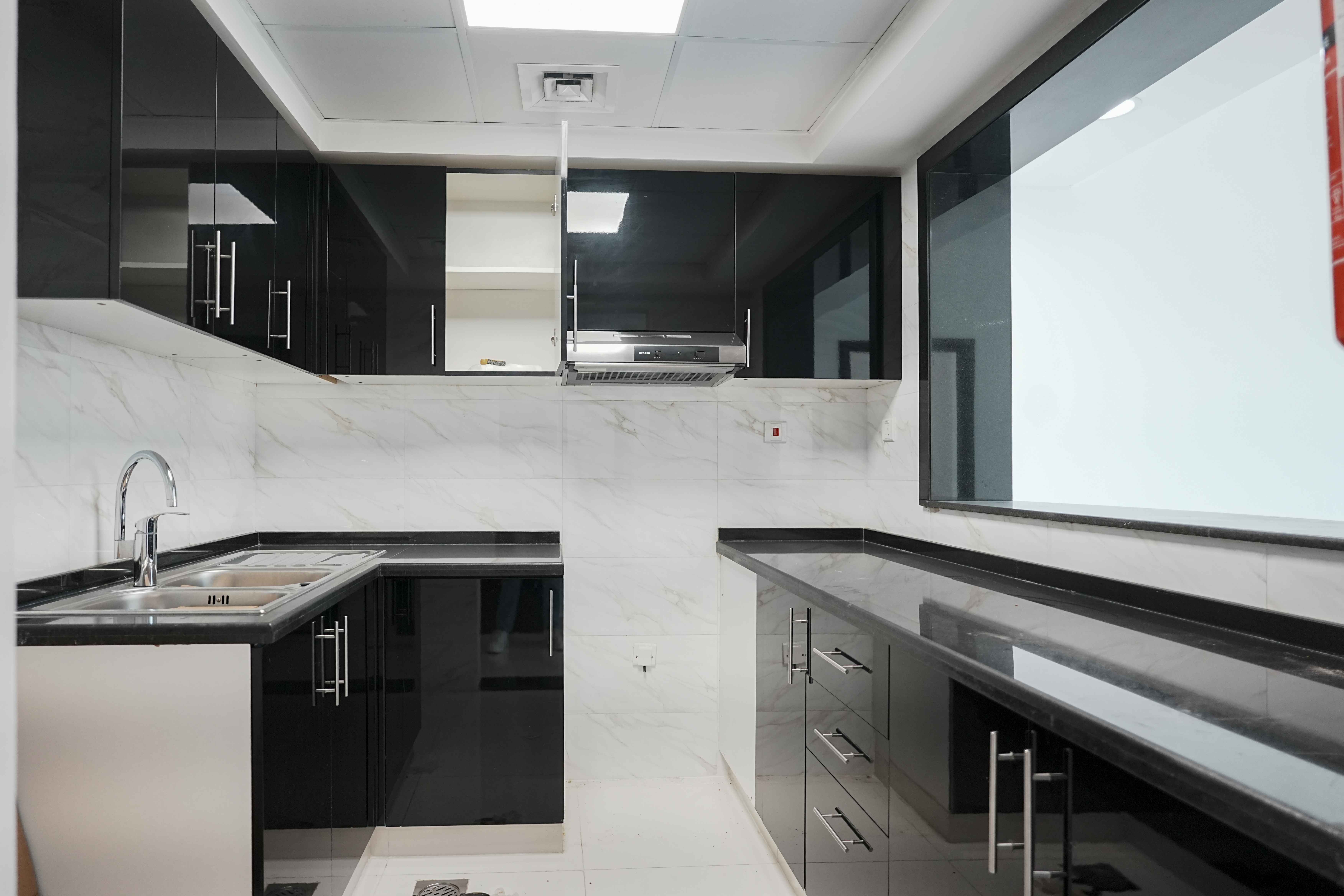 Spacious Kitchen | Prime Business Bay Location | Burj Khalifa View
