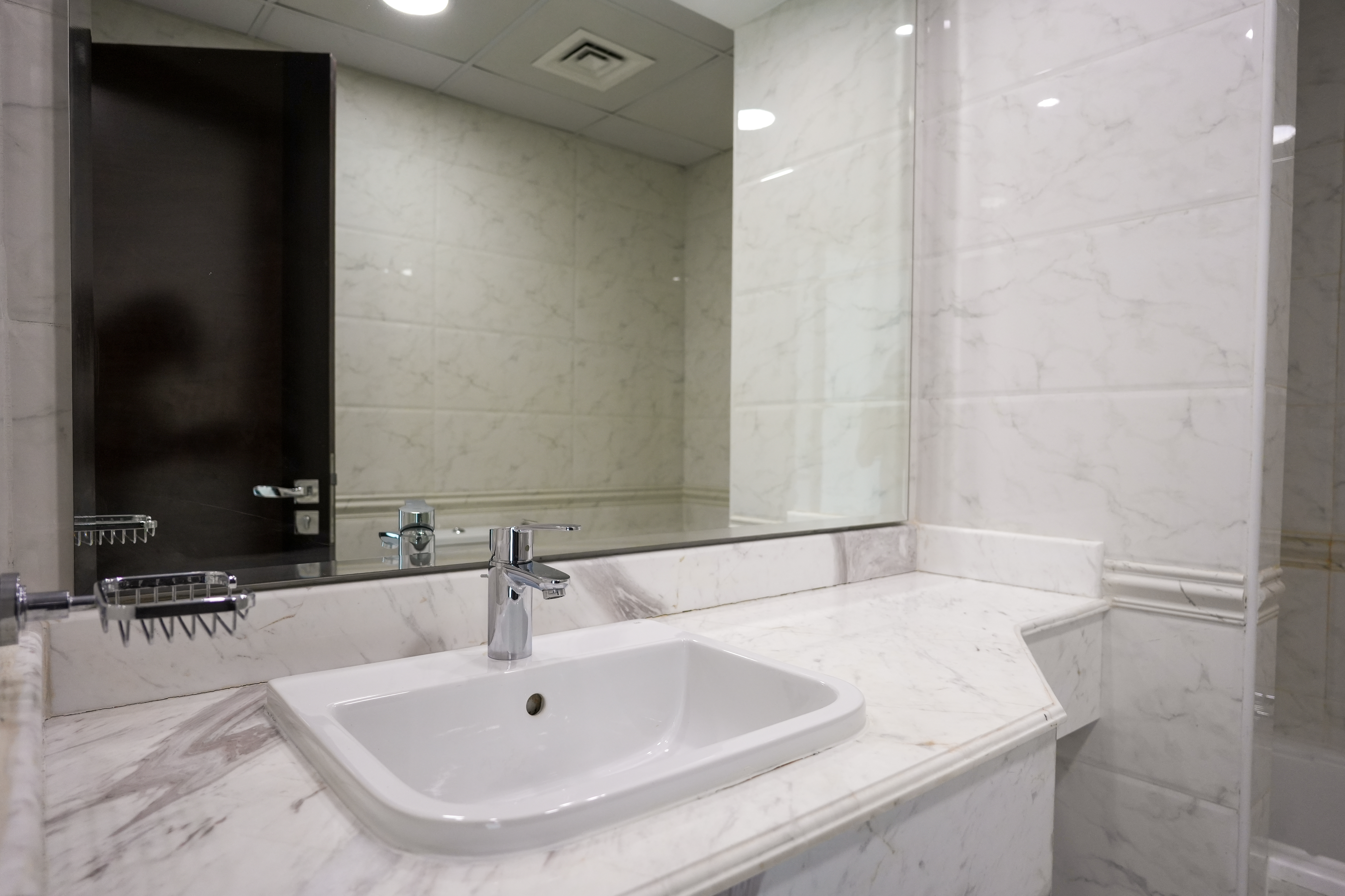 Spacious Kitchen | Prime Business Bay Location | Burj Khalifa View