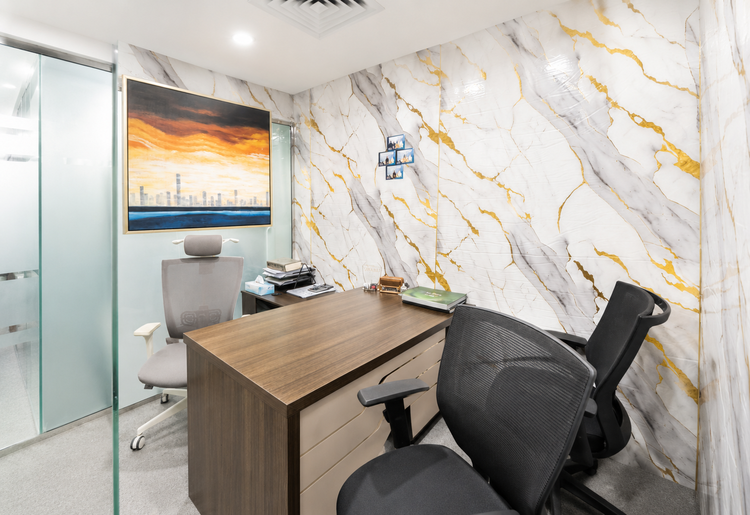 500 SQFT | Fully Furnished | Fitted Office | Ready to Move | Walkable from Metro Station