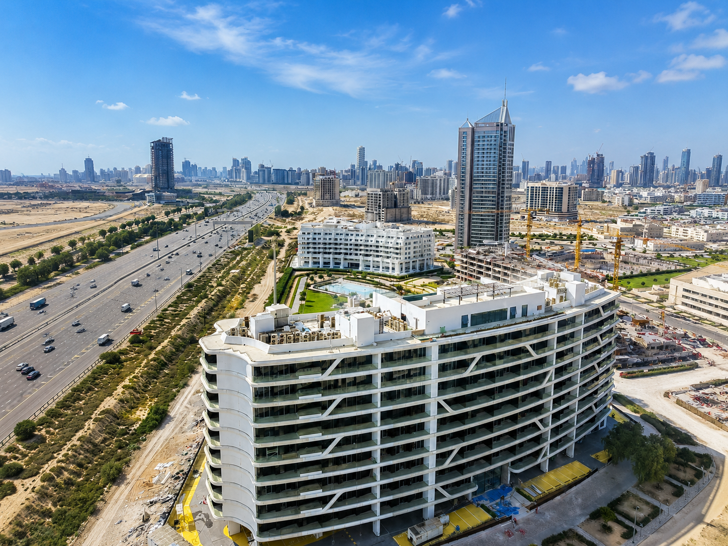 Vacant | Motor City View | Semi Furnished