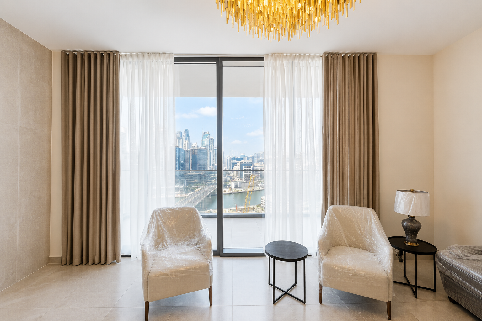 Spacious Balcony with Open Views | High Floor | Fully Furnished | Modern Elegant Design