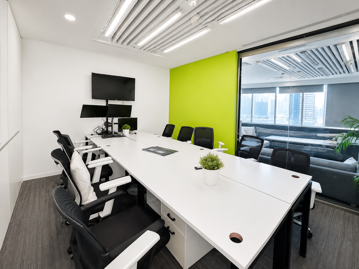 Burj Khalifa and Canal view | Fully Furnished | Premium separate Office