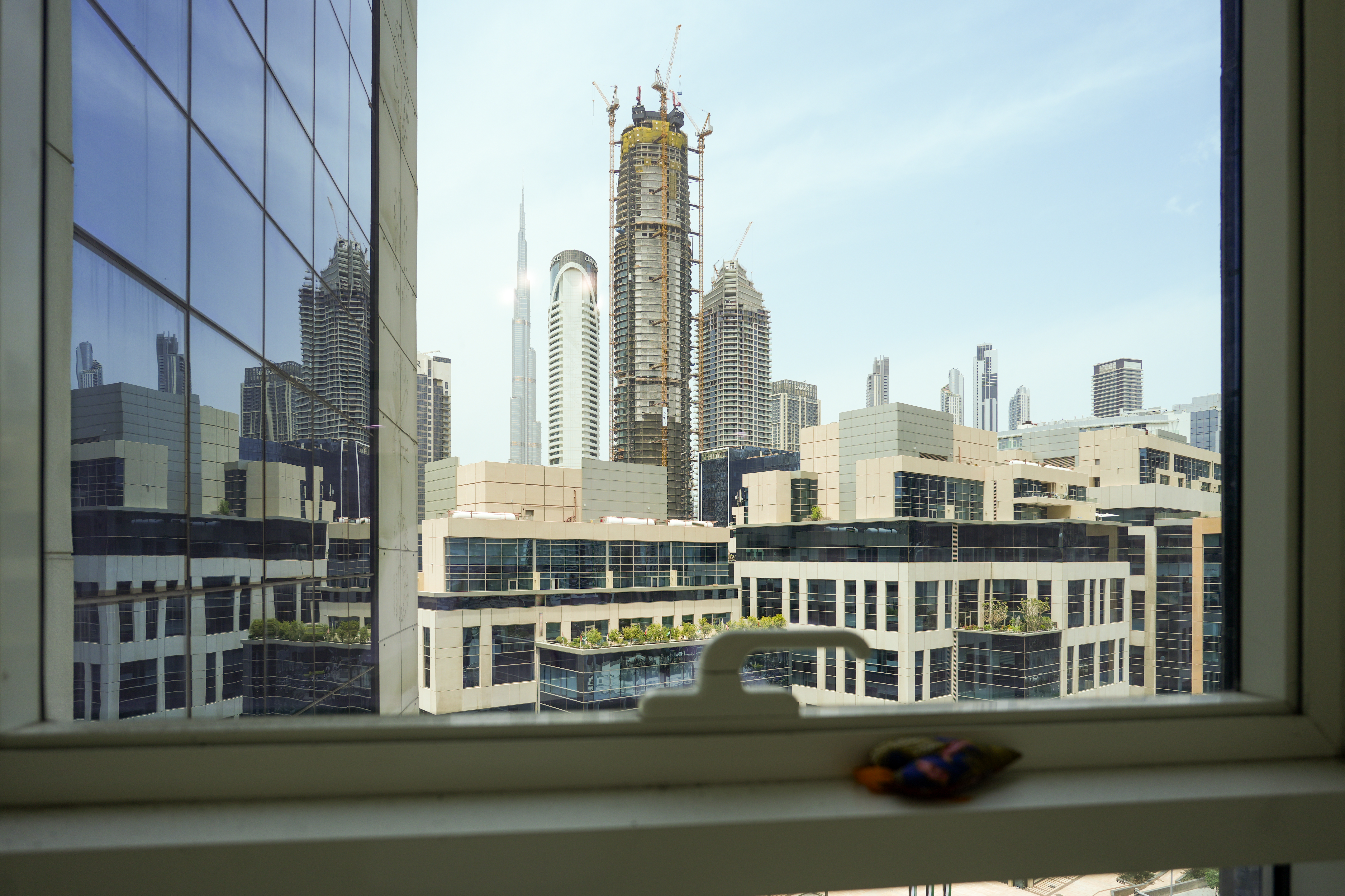 Spacious Kitchen | Prime Business Bay Location | Burj Khalifa View
