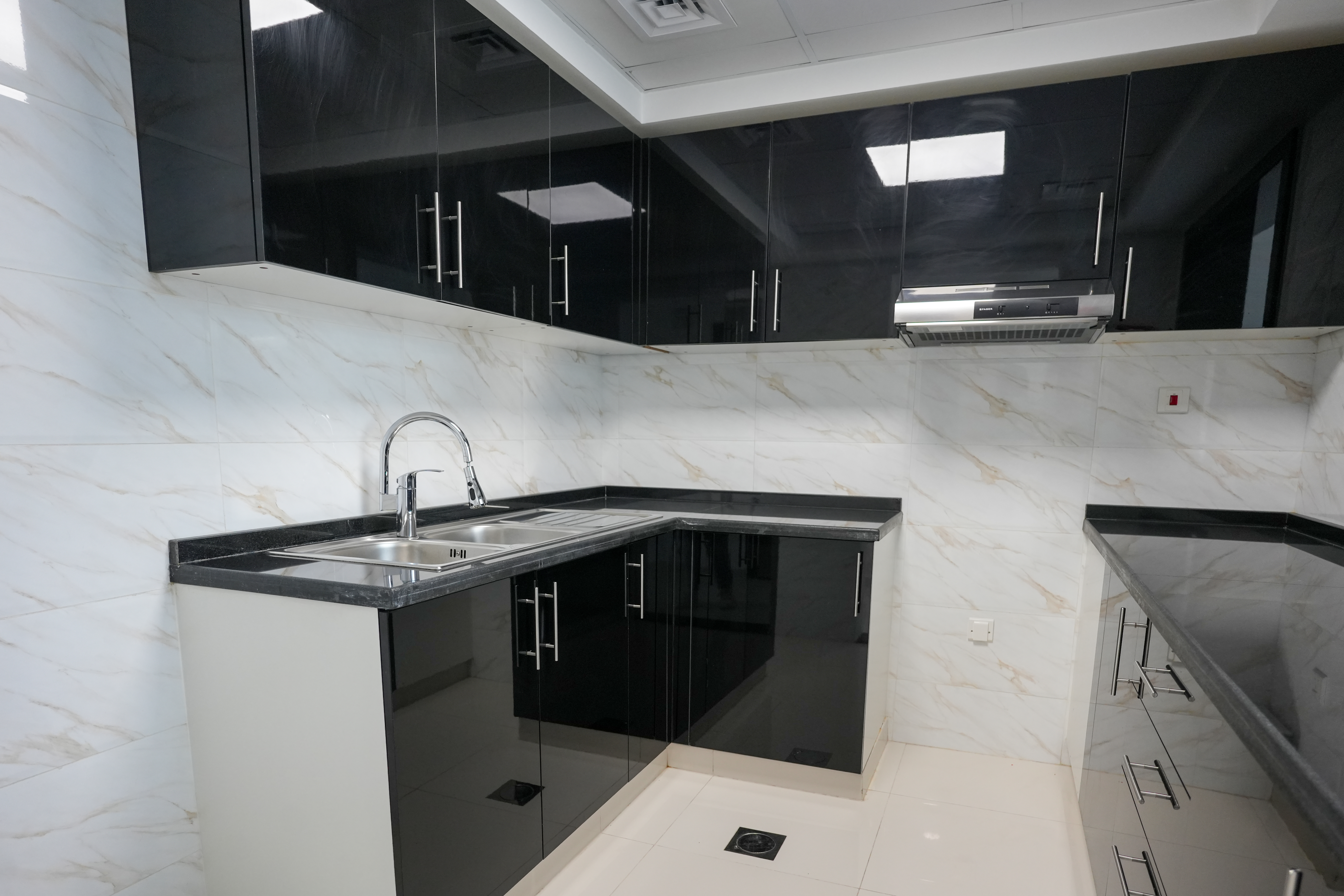 Spacious Kitchen | Prime Business Bay Location | Burj Khalifa View
