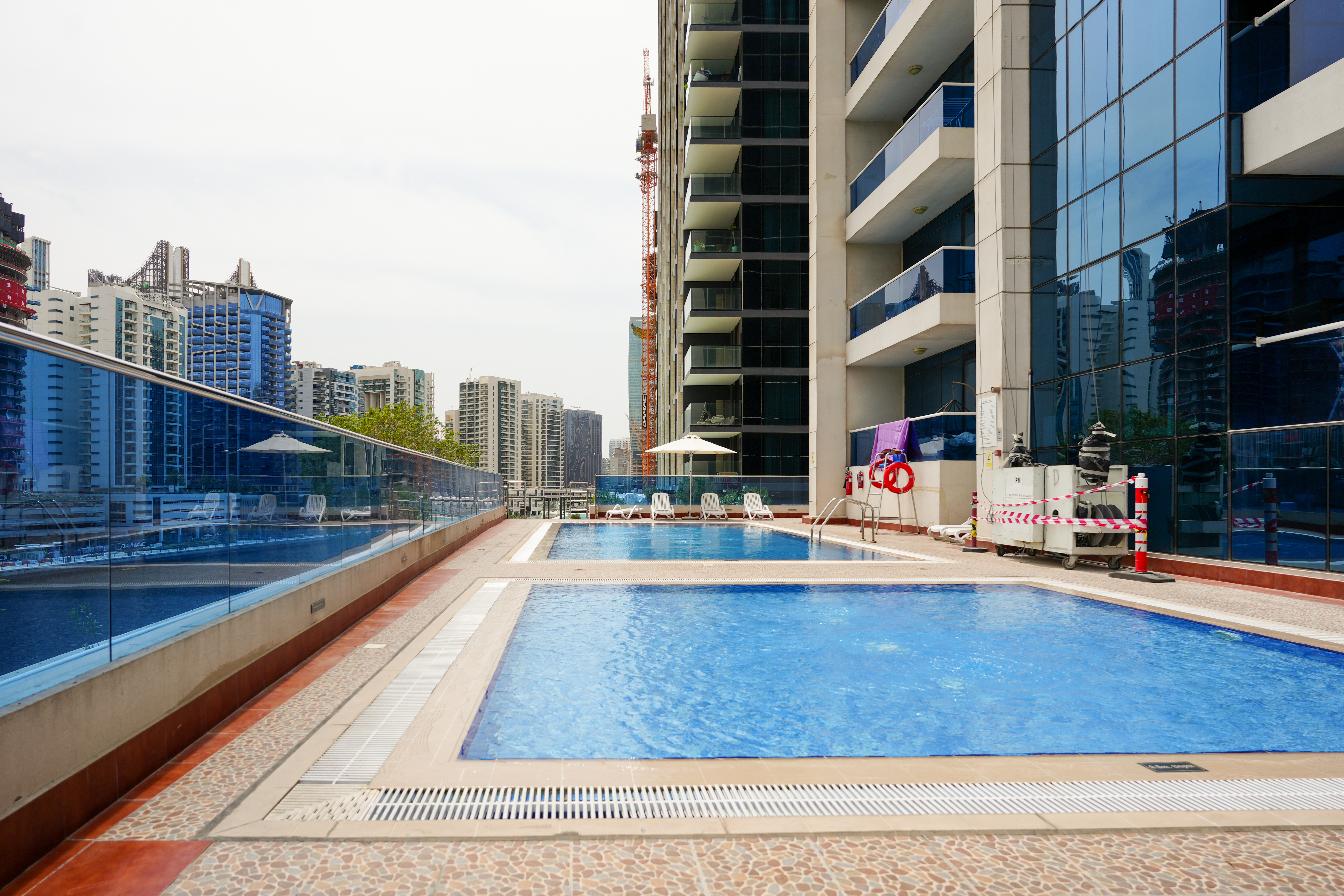Spacious Kitchen | Prime Business Bay Location | Burj Khalifa View