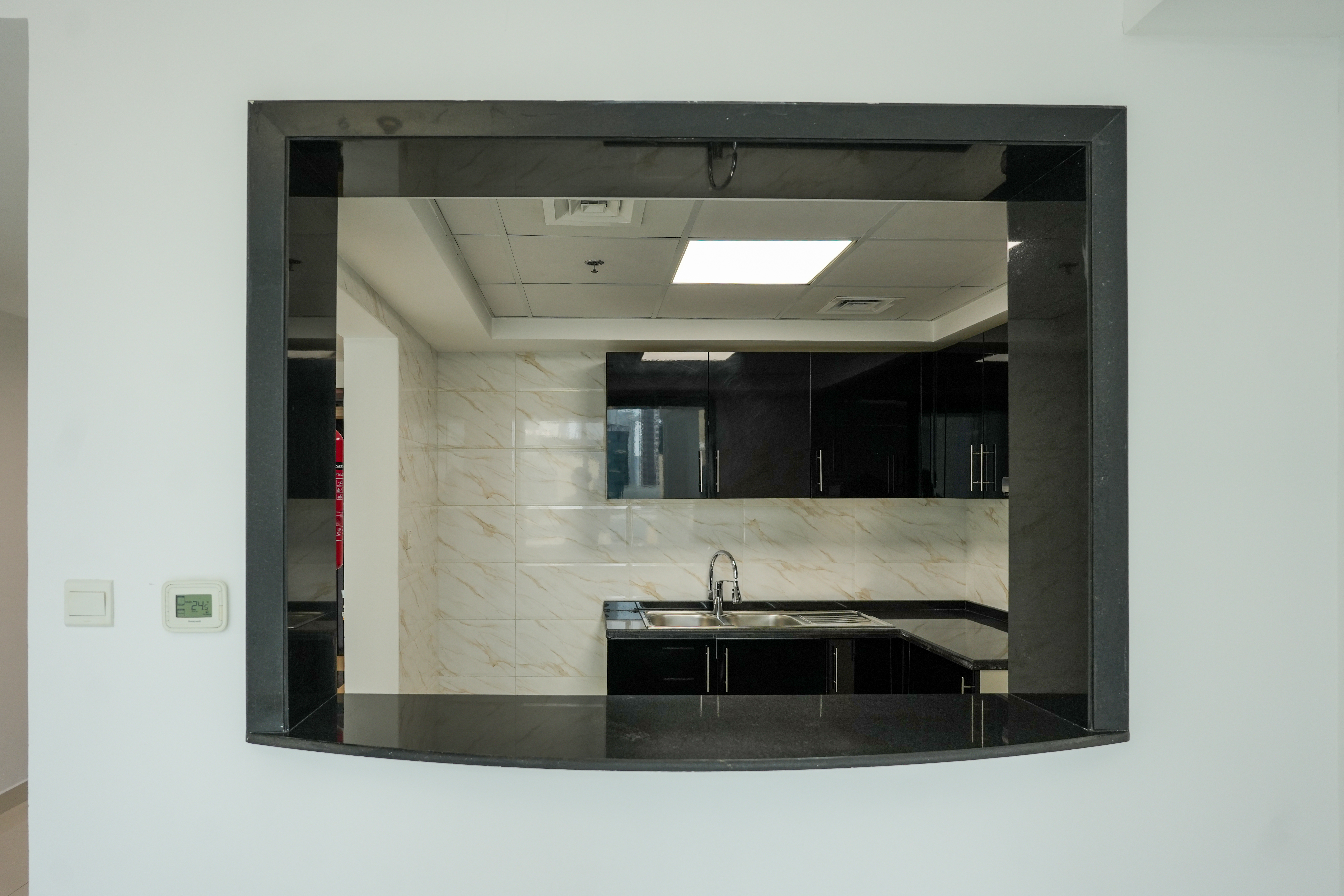 Spacious Kitchen | Prime Business Bay Location | Burj Khalifa View