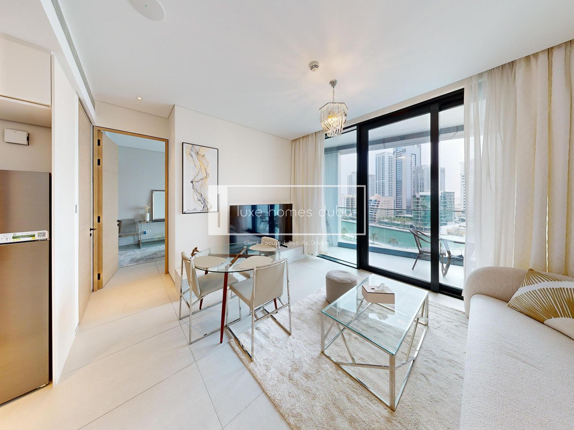 Marina and City Views | Luxury 1BHK | Furnished