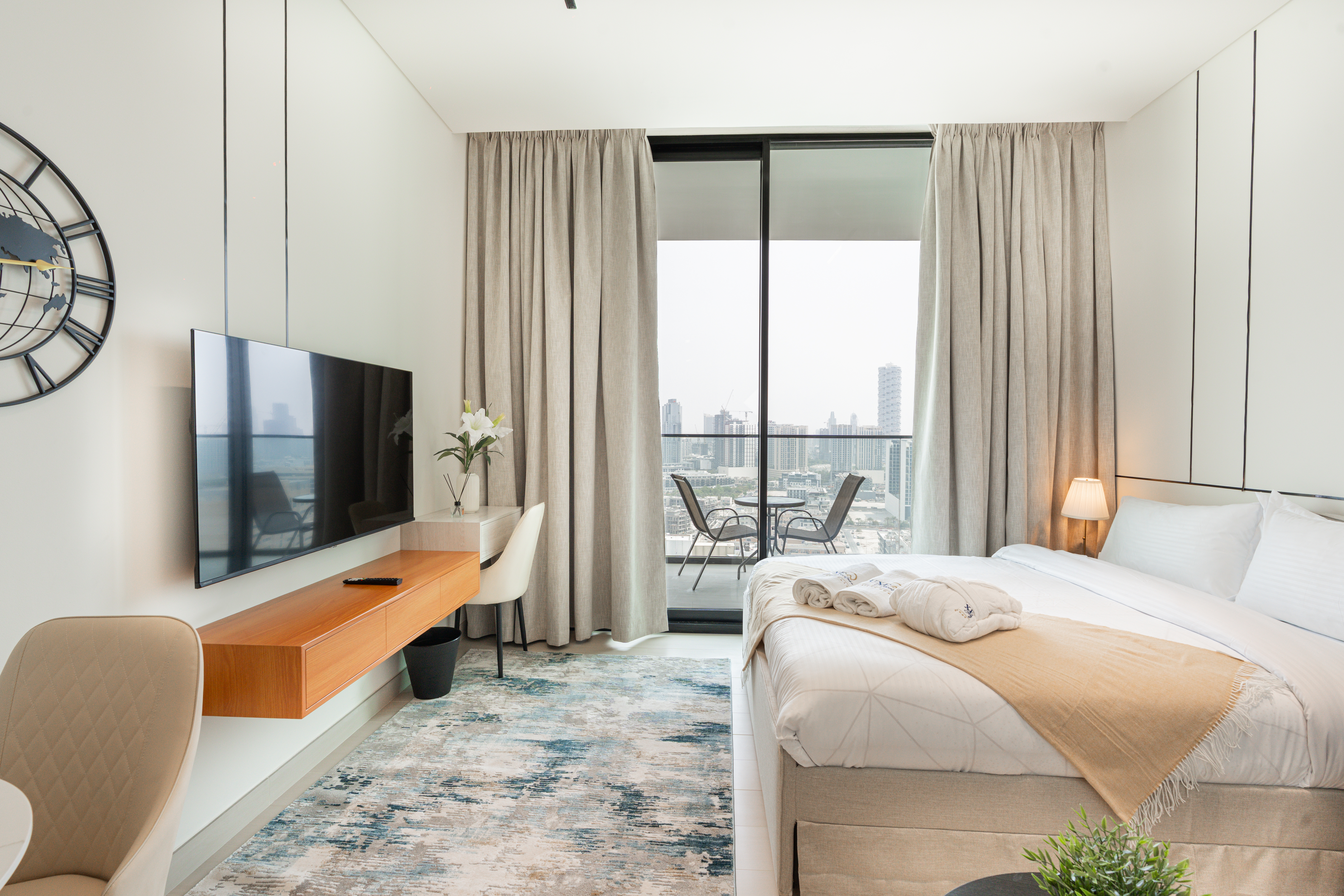 Furnished studio in Binghatti Azure