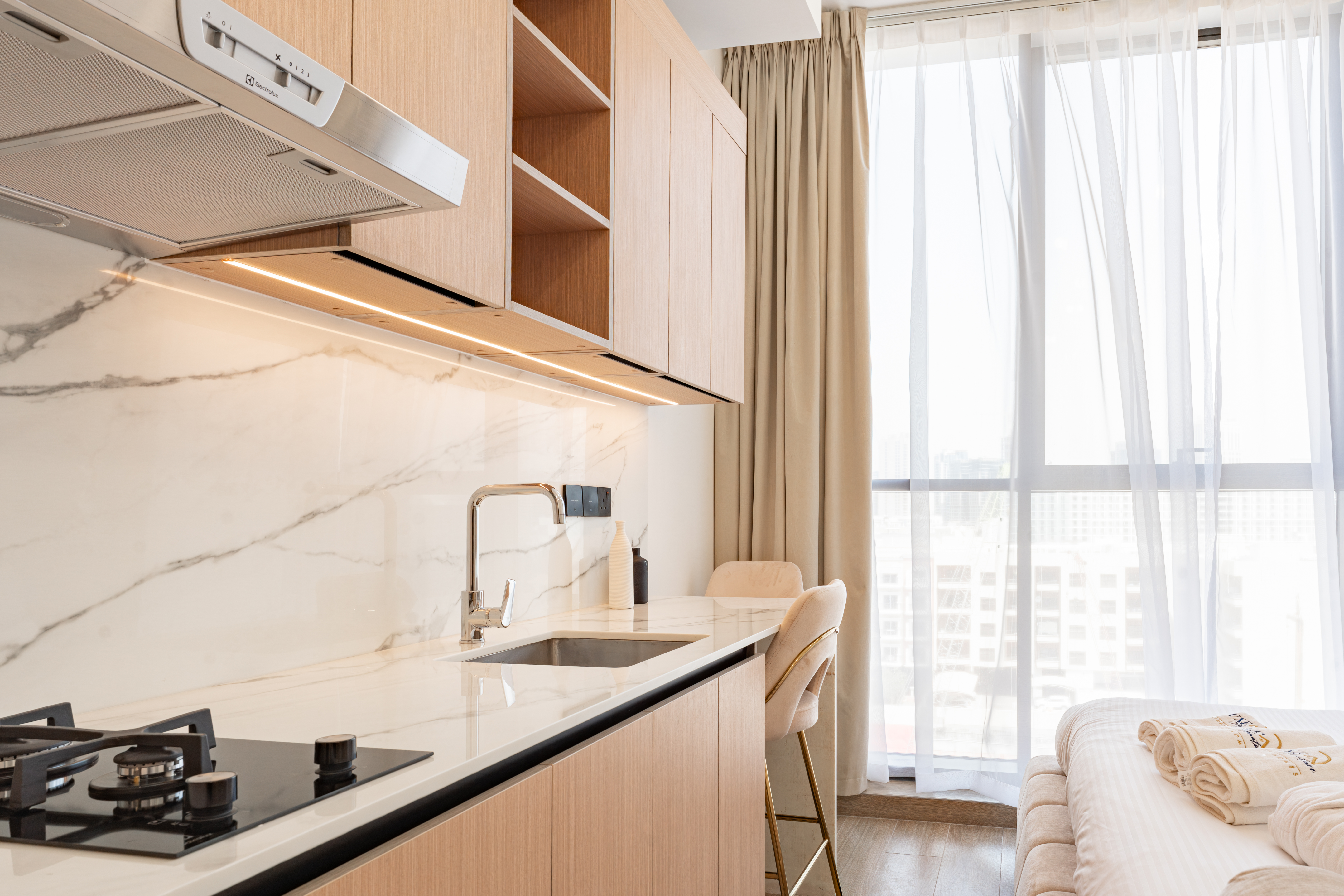 Furnished studio in Aura