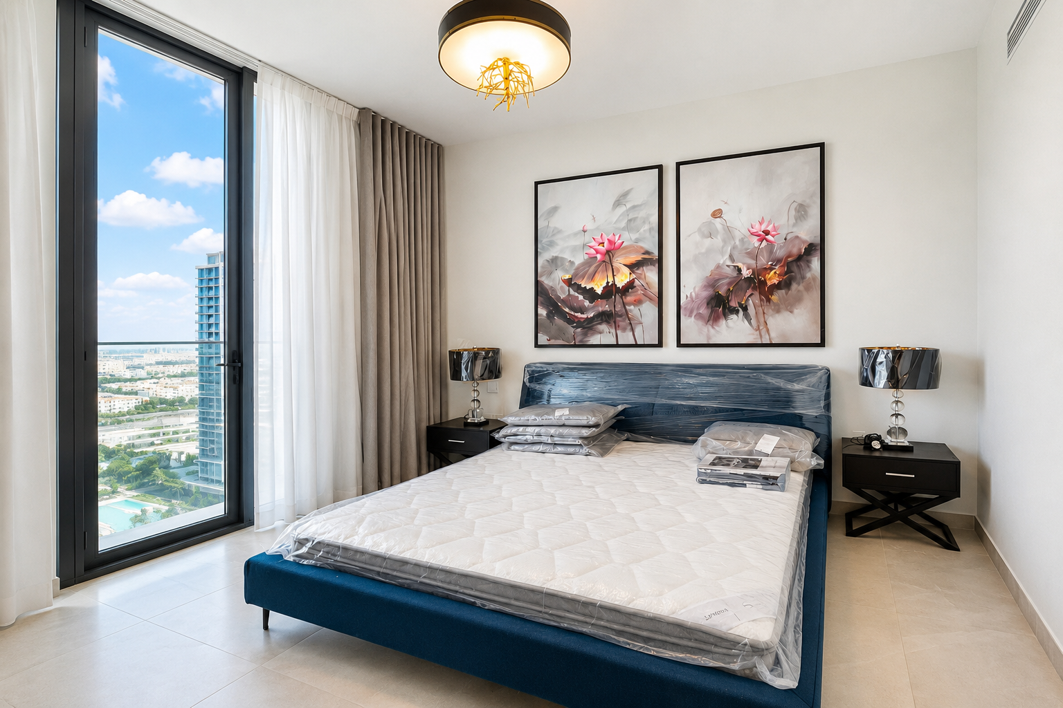 Spacious Balcony with Open Views | High Floor | Fully Furnished | Modern Elegant Design
