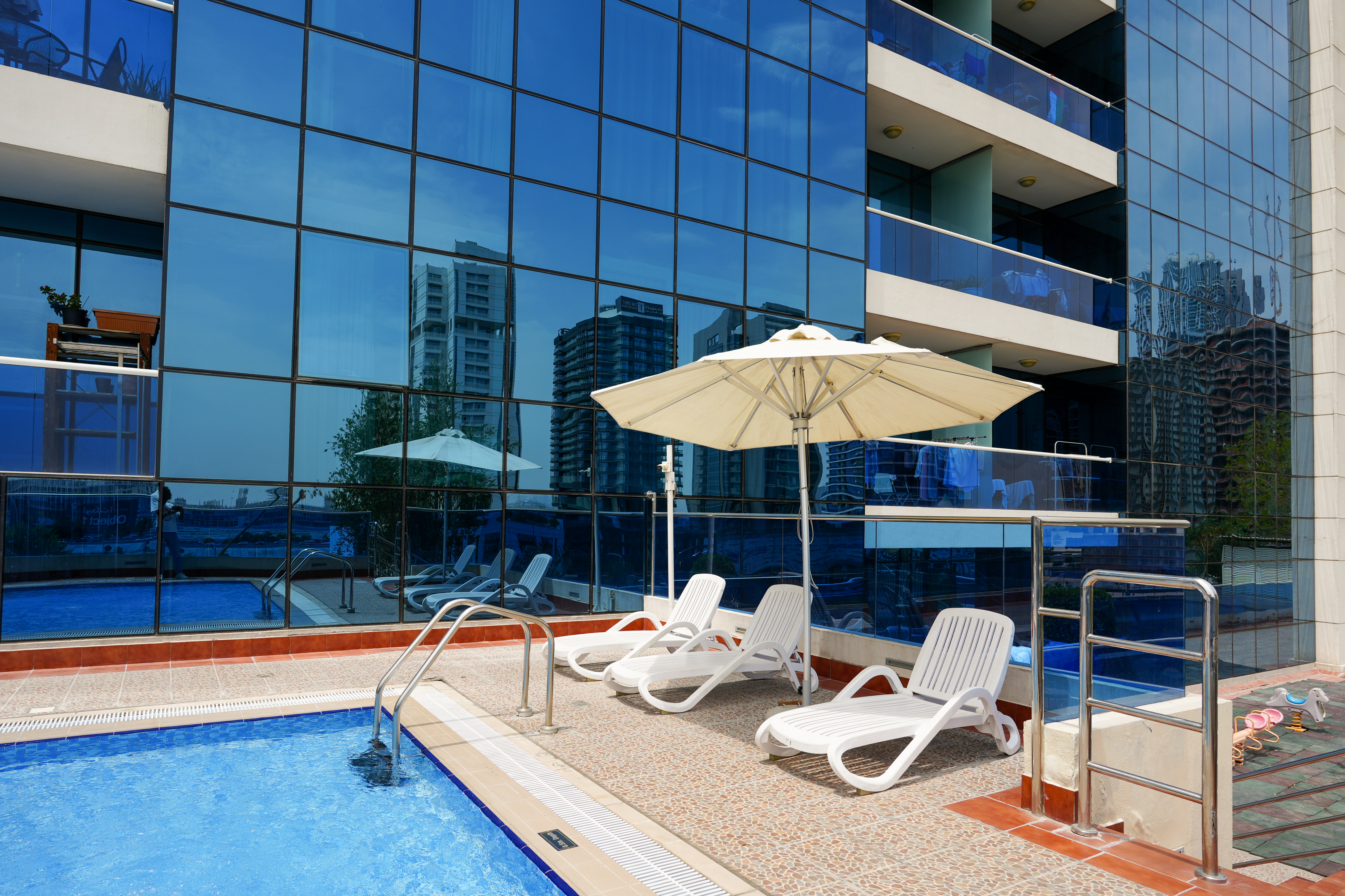 Spacious Kitchen | Prime Business Bay Location | Burj Khalifa View