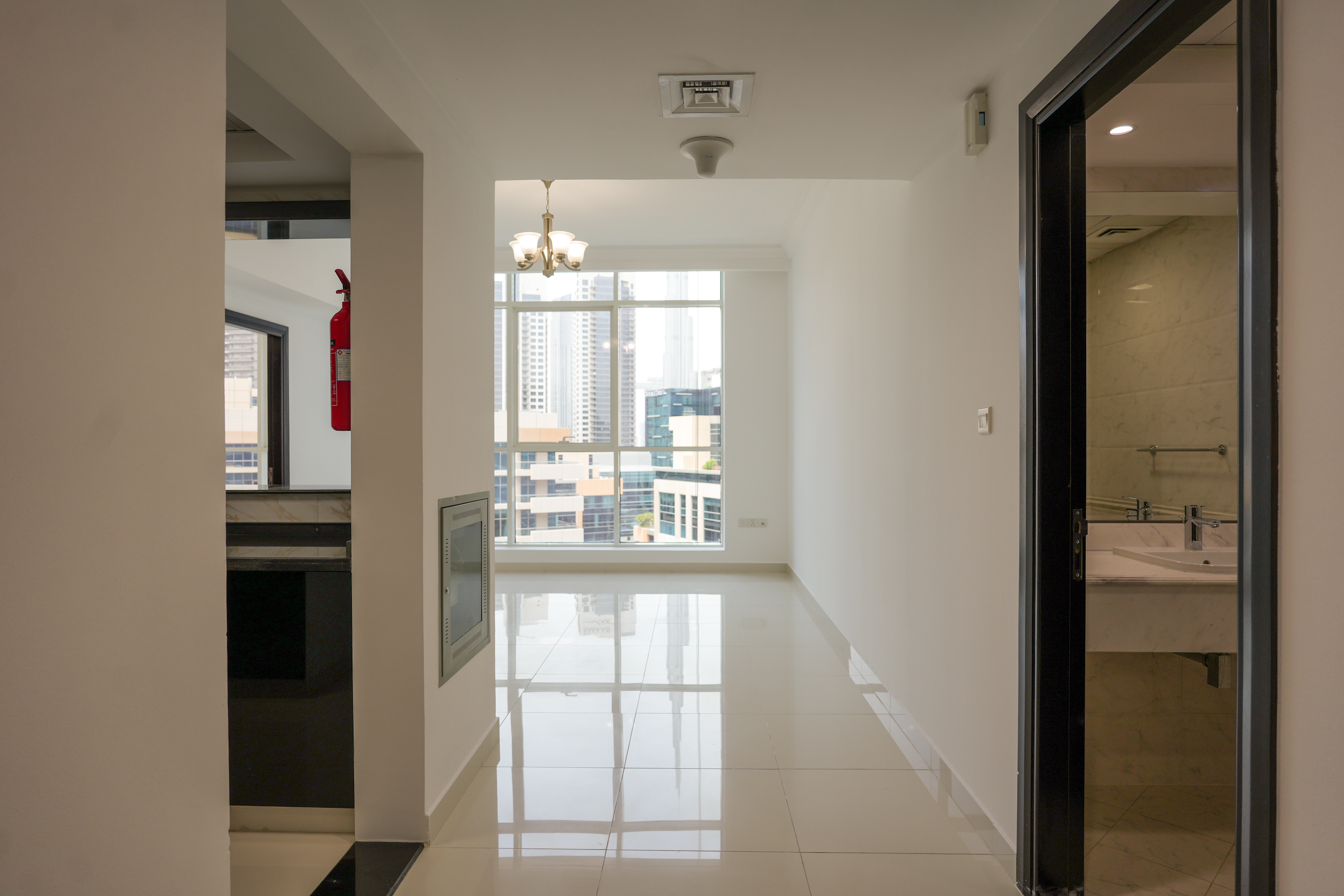 Spacious Kitchen | Prime Business Bay Location | Burj Khalifa View