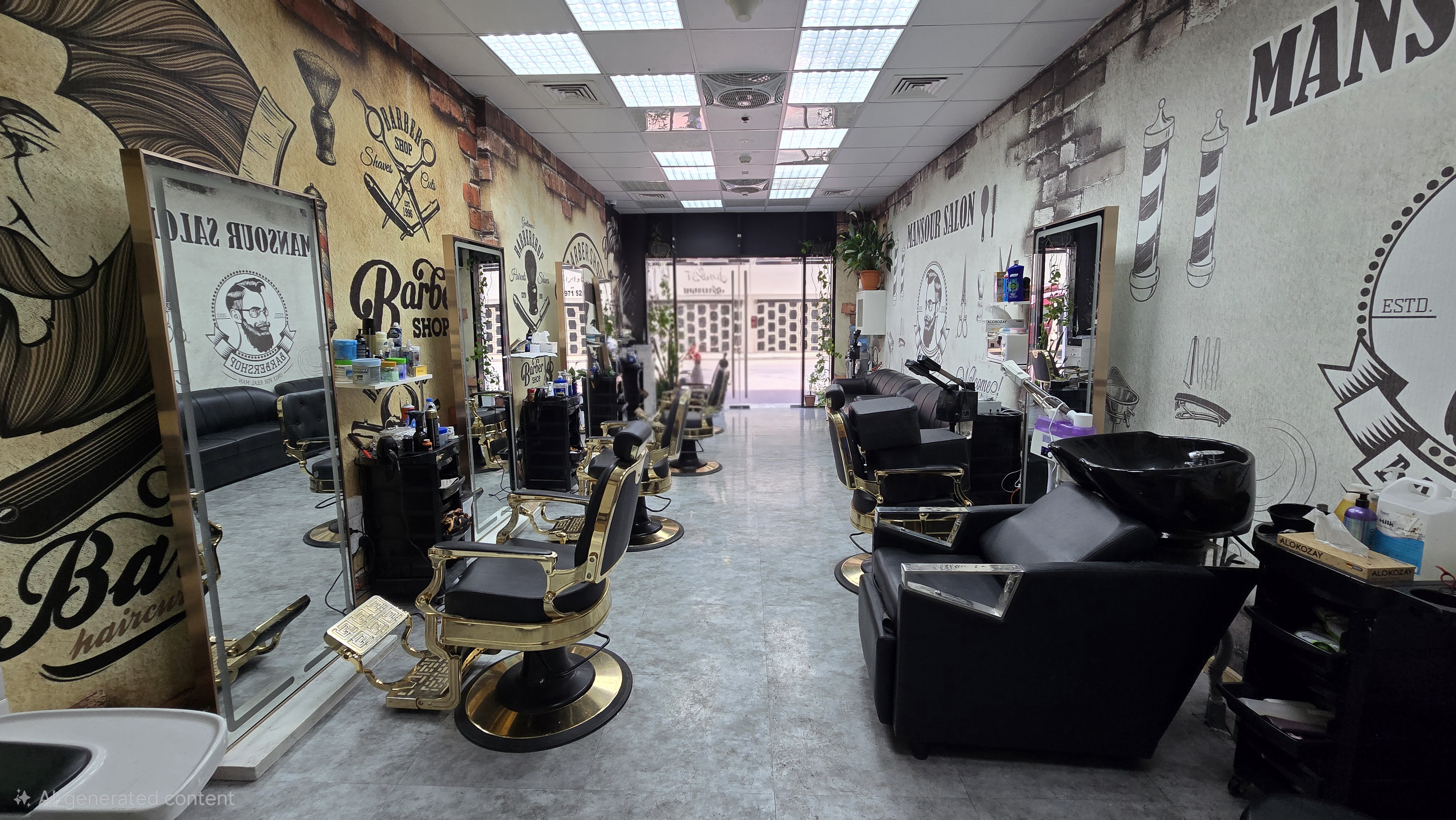 Gents Salon Opportunity | Fully Fitted | No Key Money | Baniyas Road | Near Metro