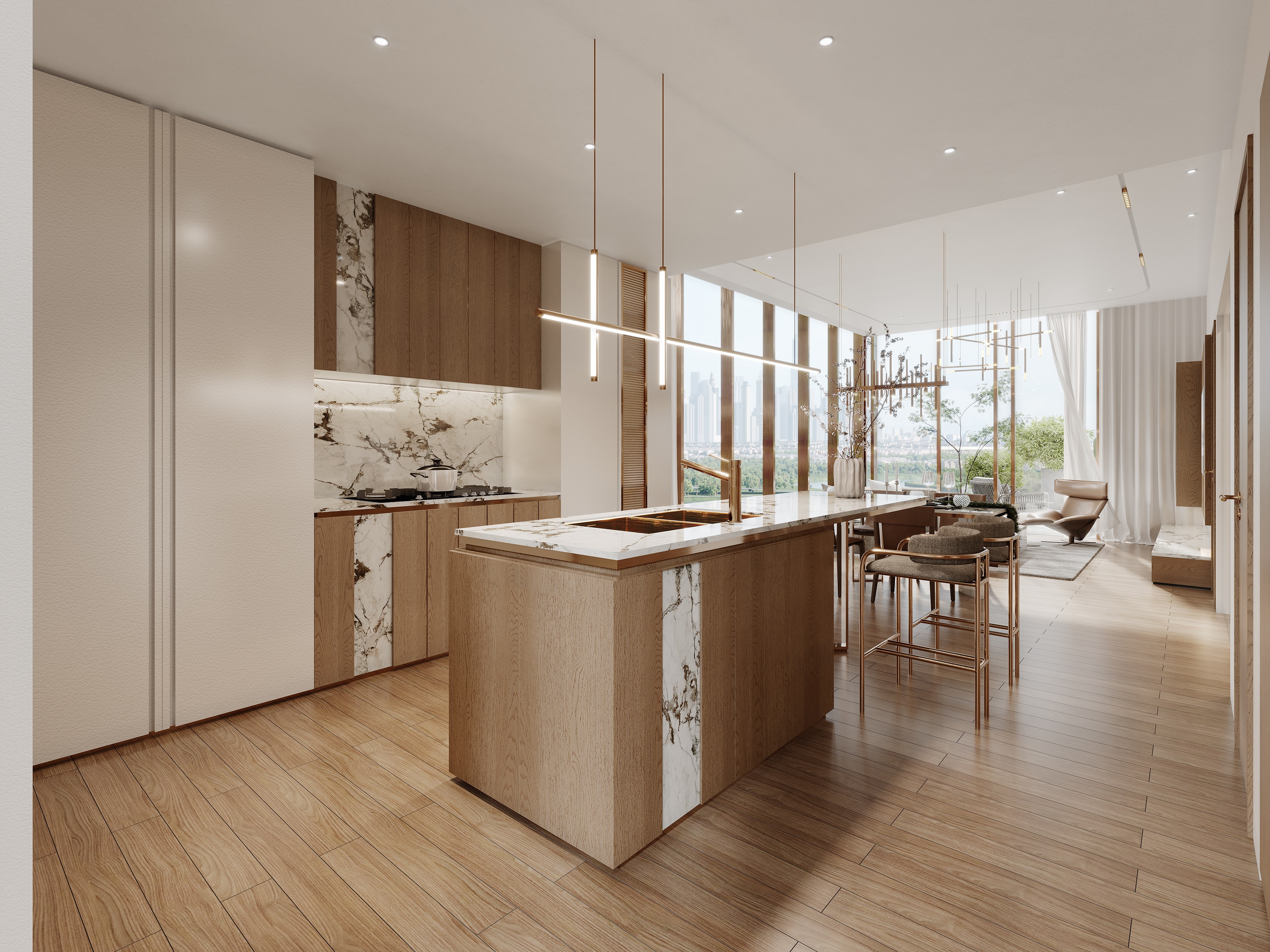 Dubai Island | Skyline View | 1 to 4-Bedroom