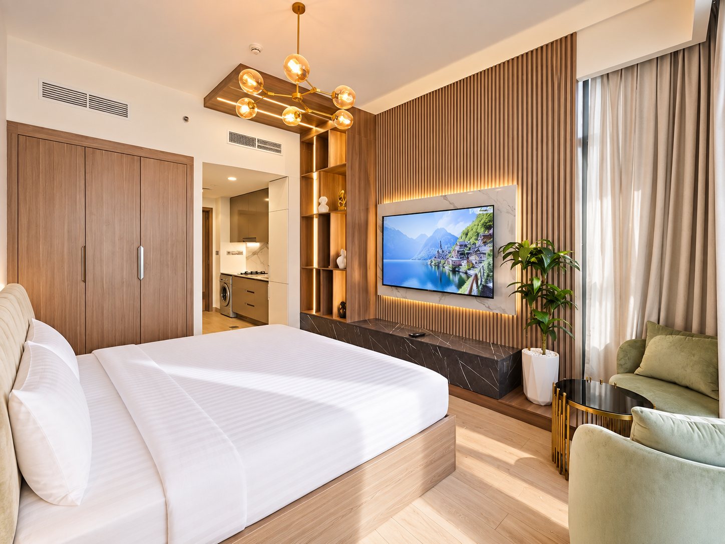 Furnished studio in Azizi Riviera 15