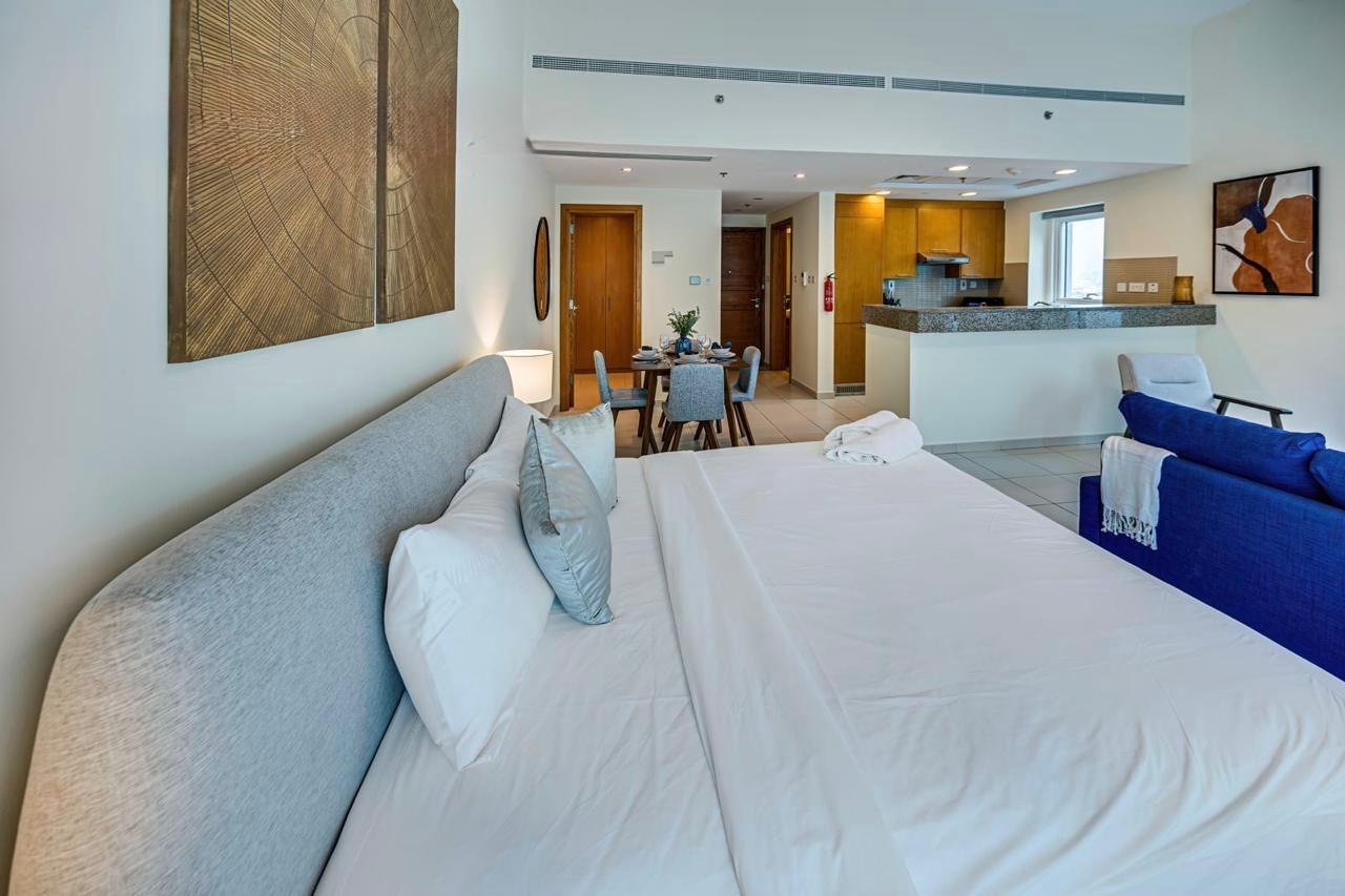 Spacious Studio | Fully Furnished | Large Layout | Balcony | Canal View