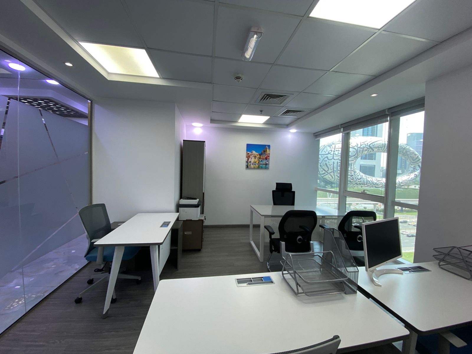 Bright Office with Landmark Views | Latifa Tower | 300 Sqft