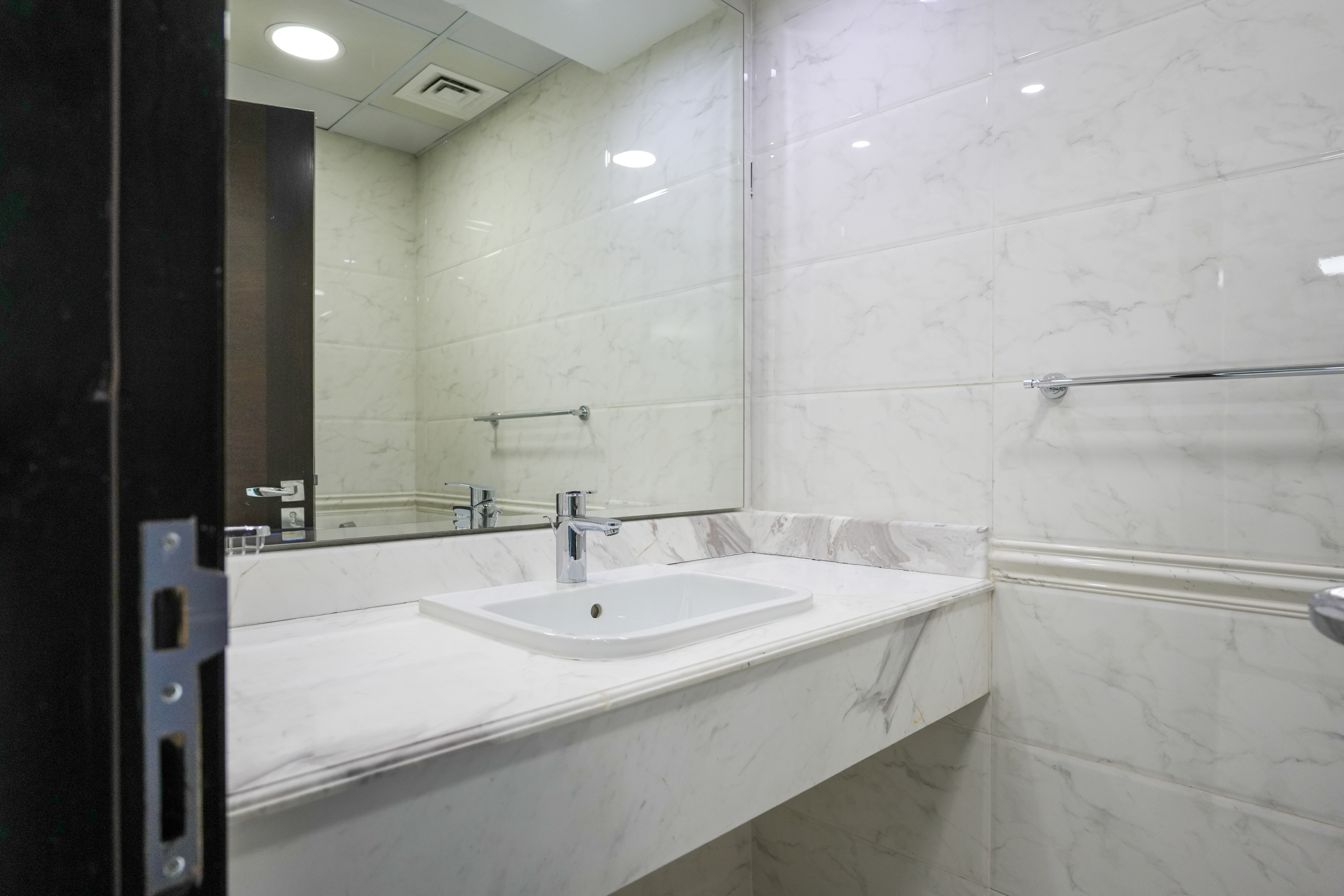 Spacious Kitchen | Prime Business Bay Location | Burj Khalifa View