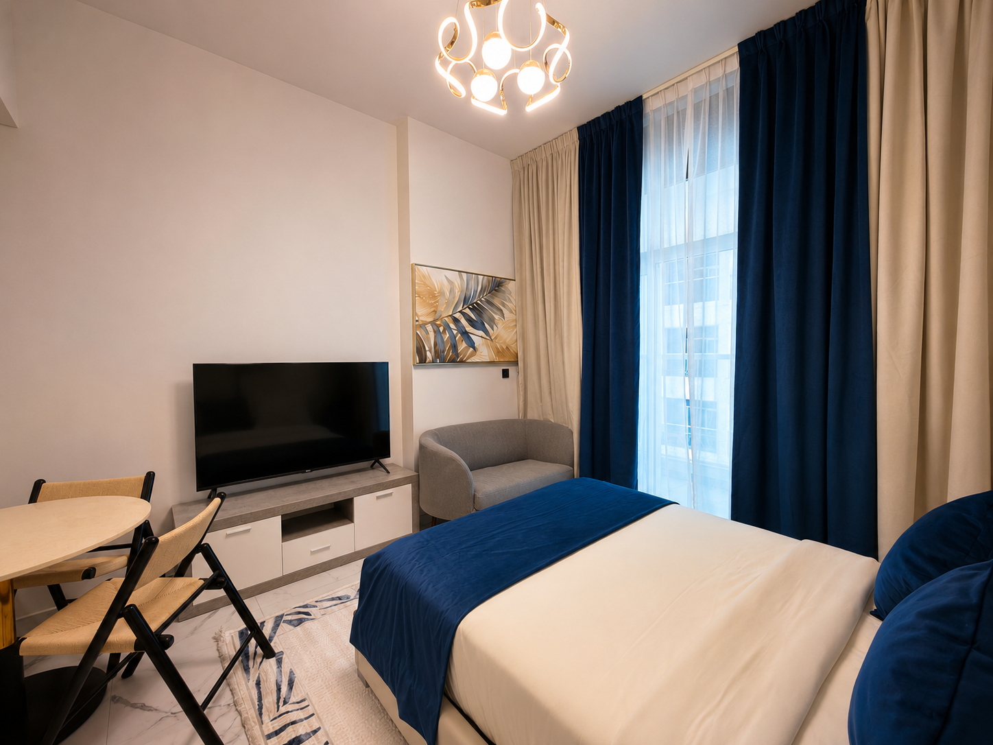 Furnished studio in Opalz by Danube Tower 1