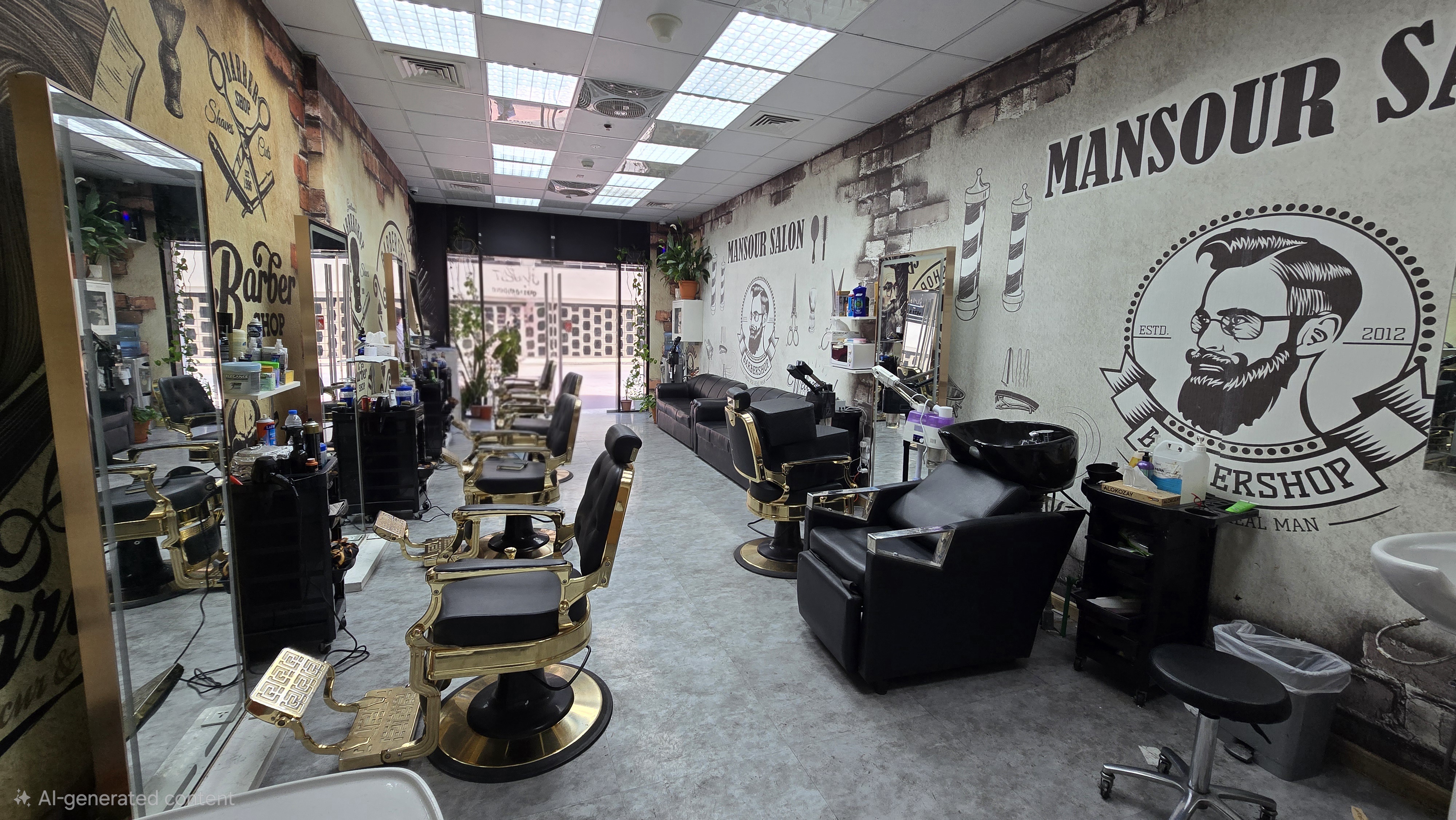 Gents Salon Opportunity | Fully Fitted | No Key Money | Baniyas Road | Near Metro