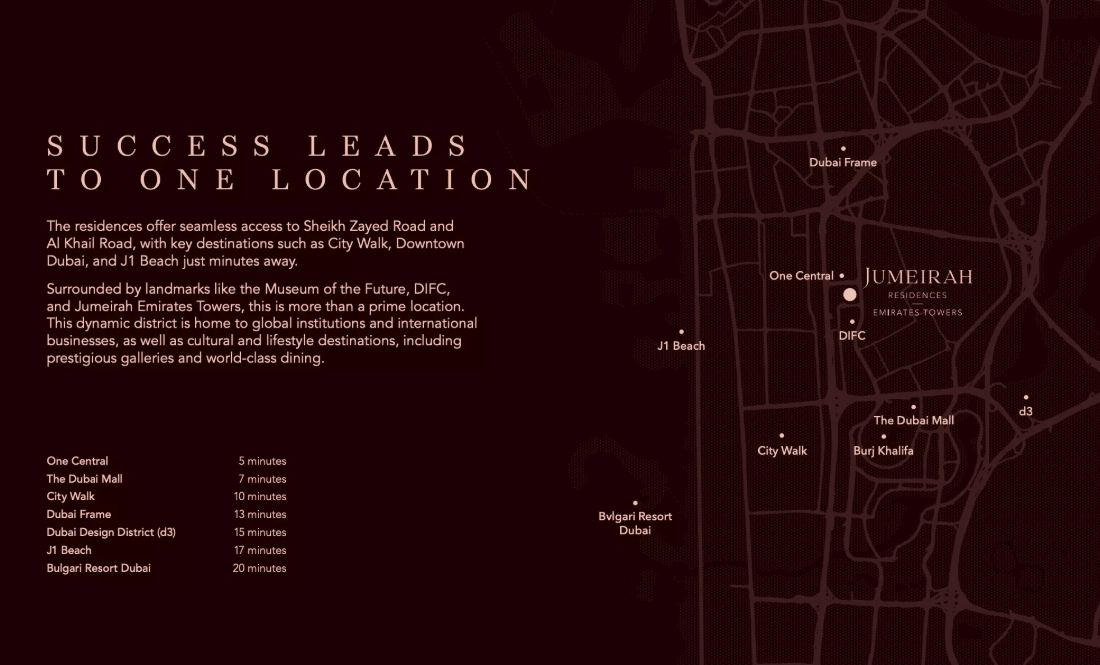 Apartment for Sale in Jumeirah Residences Emirates Towers at Sheikh Zayed Road - Dubai